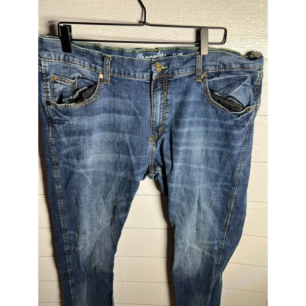 Wrangler Retro 38x30 (38x29) Jeans Mens Medium Wash Slim Straight Leg  10WLT88BZ